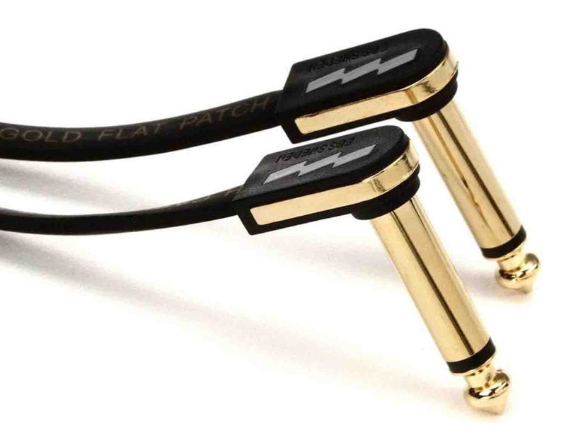 EBS Flat Patch Cable Premium Gold 10 cm (4 inches) - Image 1